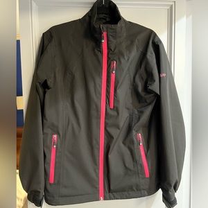 ProQuip EUC black and pink rain jacket windbreaker- UK Size XS / US Size S